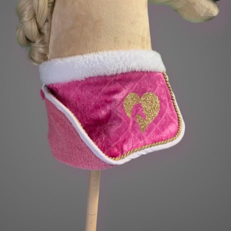Deluxe Decke pink-weiss-gold – Bild 2