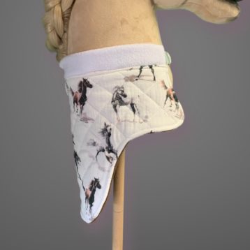 Steppdecke mit Pferden