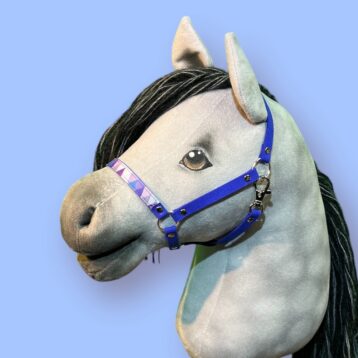 Halfter Wildlederimitat Royalblau