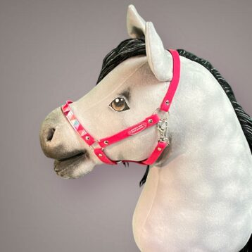Halfter Wildlederimitat pink